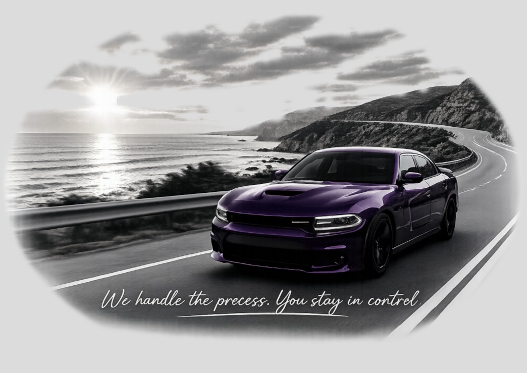 Car Driving Along the Coast